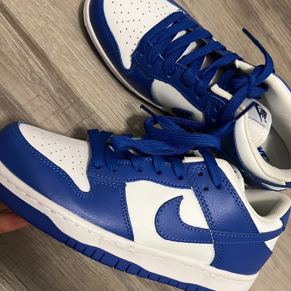 Blue Dunks size 8